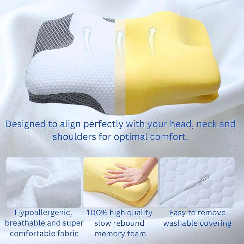 NerveBliss™ ContourAlign Neck Pillow